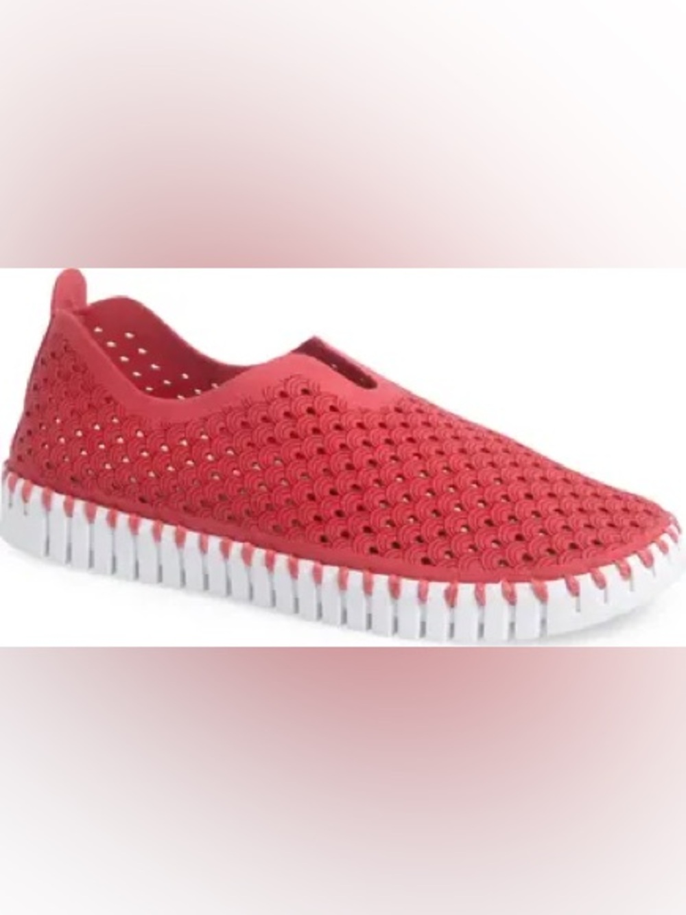 Ilse Jacobsen EUC Tulip Perforated Slip On Shoe Sz 41, 11 US